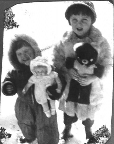 179: l-r Linda and Rosemarie Whelan. (circa 1954) [courtesy of Linda (Whelan) Gaulton]  - daughters of Leo Whelan &amp;amp; Elizabeth Bishop